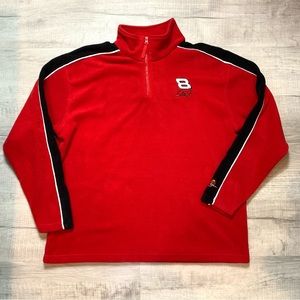 Vintage Nascar Dale Earnhardt Jr. Winner's Circle 1/4 Zip Fleece Pullover Size L